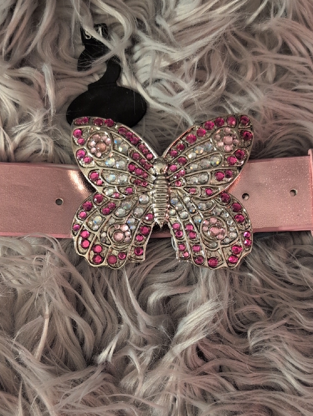 🦋NWT Y2K  BIG  Rhinestone Butterfly Belt🦋